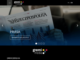 'gremimedia.pl' screenshot