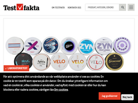 'testfakta.se' screenshot
