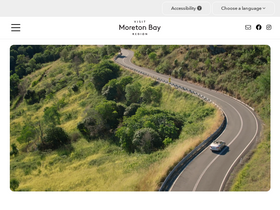 'visitmoretonbayregion.com.au' screenshot