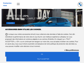 'accessoires-bmw.fr' screenshot