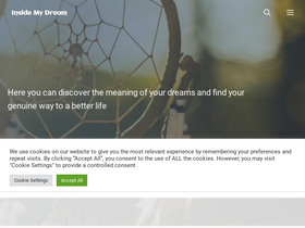 'insidemydream.com' screenshot