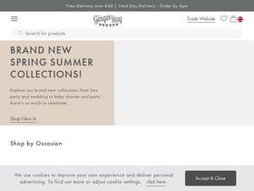'gingerray.co.uk' screenshot