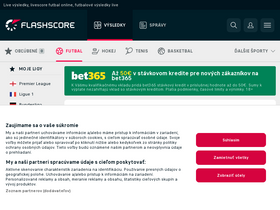 'flashscore.sk' screenshot