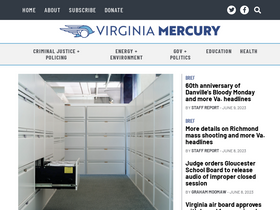 'virginiamercury.com' screenshot