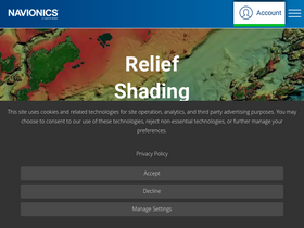 'navionics.com' screenshot