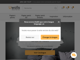 'uwalls.fr' screenshot