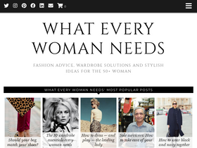 'whateverywomanneeds.com' screenshot