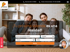 'prodesa.com' screenshot