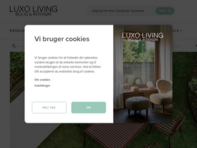 'luxoliving.dk' screenshot