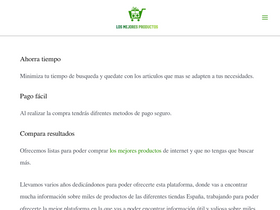 'losmejoresproductos.es' screenshot