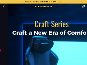 'dxracer.com' screenshot