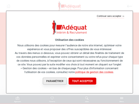 'lejobadequat.com' screenshot