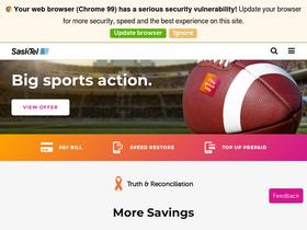 'sasktel.com' screenshot