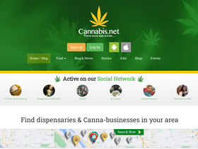 'cannabis.net' screenshot