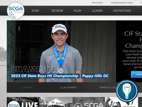 'scga.org' screenshot