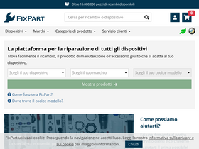 'fixpart.it' screenshot