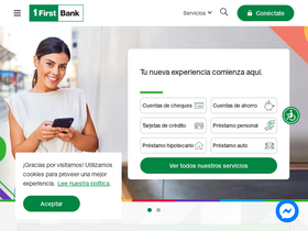 '1firstbank.com' screenshot