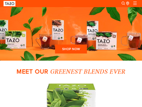'tazo.com' screenshot