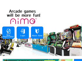 'my-aime.net' screenshot