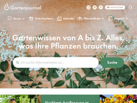 'gartenjournal.net' screenshot