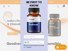 Giver Nutrition website screenshot