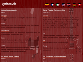 'guitar.ch' screenshot