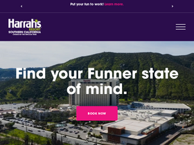 'harrahssocal.com' screenshot