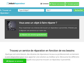 'jesuisreparateur.fr' screenshot