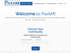 'parkm.com' screenshot