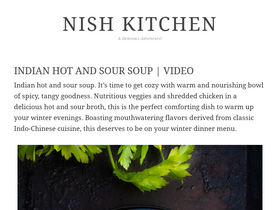 'nishkitchen.com' screenshot
