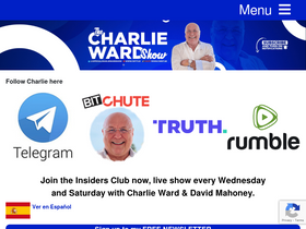 'charlieward.tv' screenshot