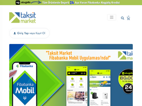 'taksitmarket.com' screenshot