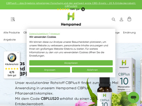 'hempamed.de' screenshot