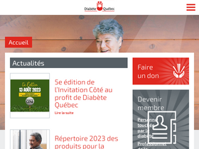 'diabete.qc.ca' screenshot