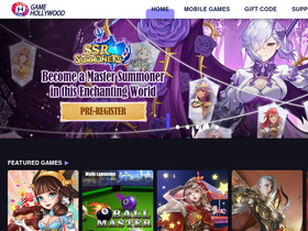 'gamehollywood.com' screenshot