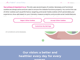 'organon.com' screenshot