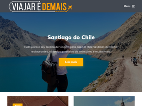 'viajaredemais.com.br' screenshot