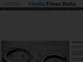 'visaliatimesdelta.com' screenshot