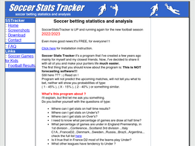 soccer stats tracker 