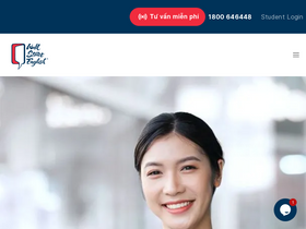 'wallstreetenglish.edu.vn' screenshot