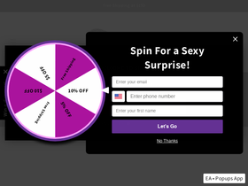 flirtyfemme.com homepage screenshot