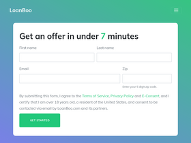 'loanboo.com' screenshot