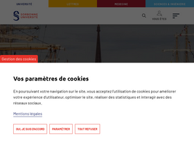 'sorbonne-universite.fr' screenshot