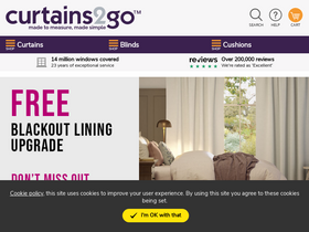 'curtains-2go.co.uk' screenshot