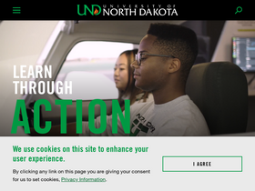 'und.edu' screenshot