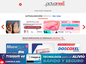 'actuamed.com.mx' screenshot