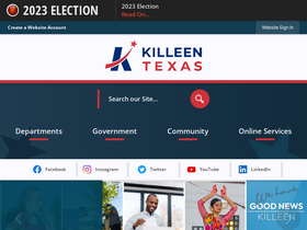 'killeentexas.gov' screenshot
