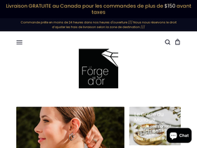 laforgedor.com homepage screenshot