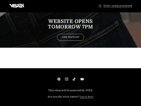 VSZN website screenshot
