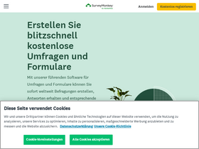 'surveymonkey.de' screenshot